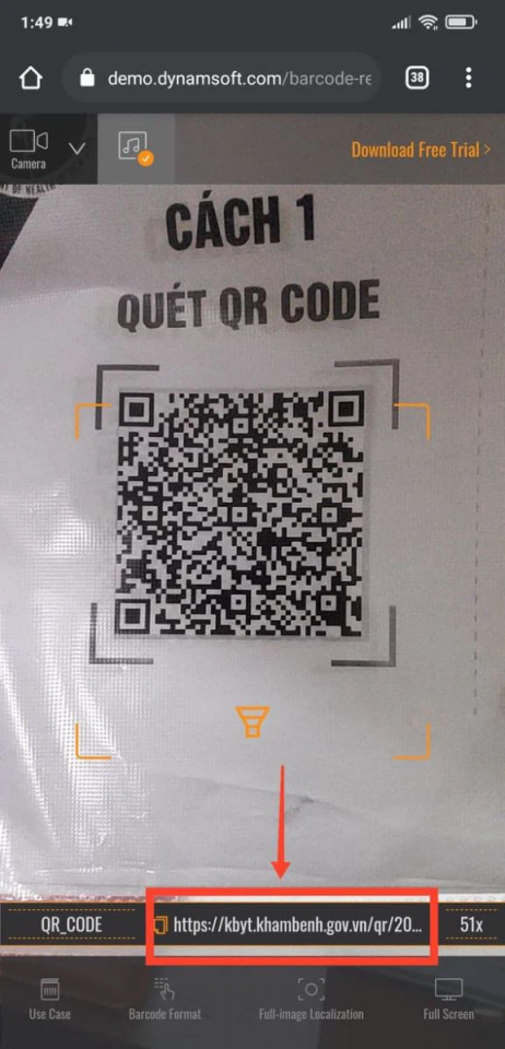 Ứng dụng Quét mã vạch: Quét mã QR code | Link tải free, cách sử dụng